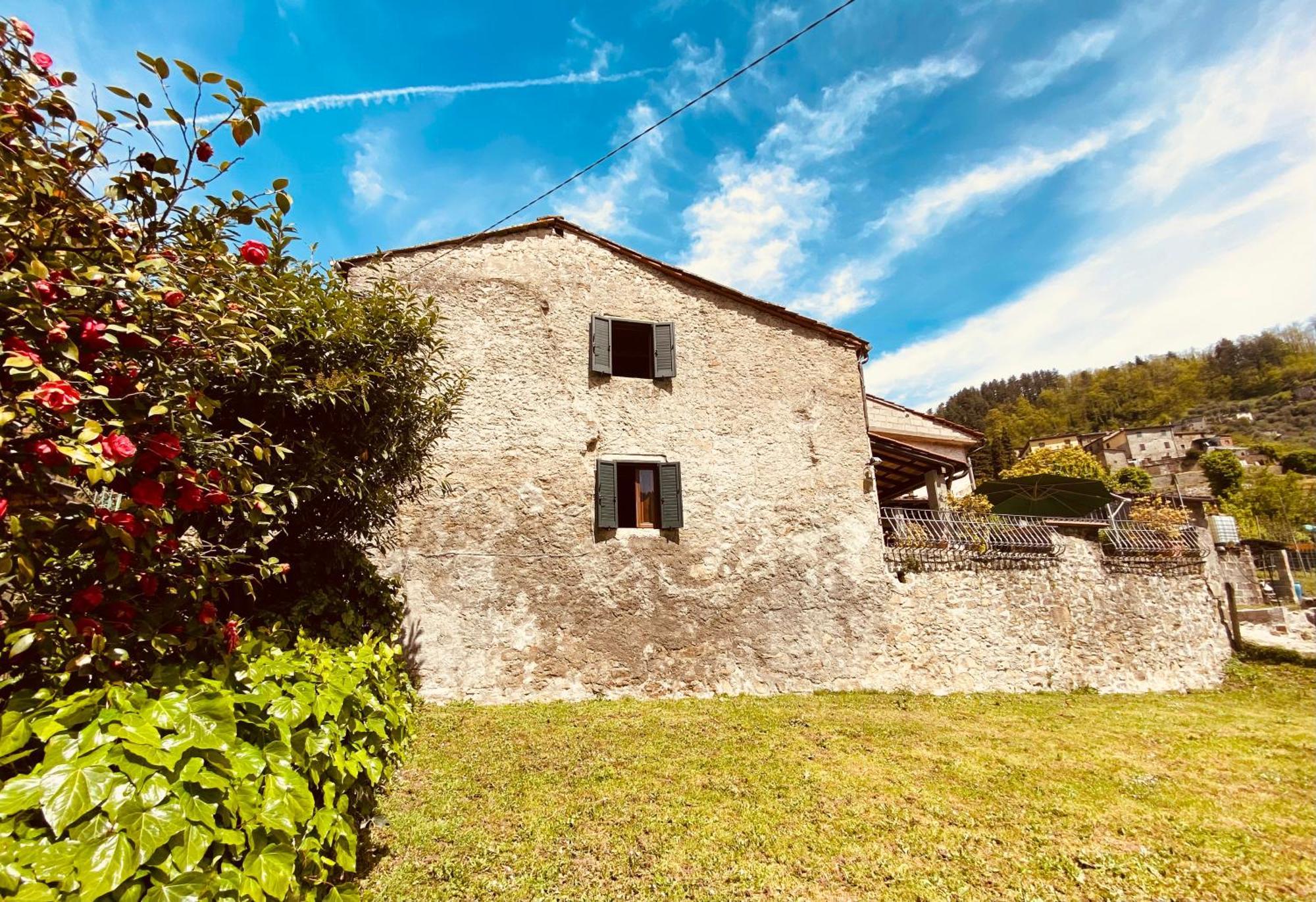 La Vista Dal Civico 26 Villa Bagni di Lucca Exteriör bild